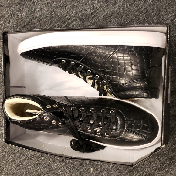 Botines Sinteticos Casuales de Pu para Hombre 'El General' BLACK-42277 - Picture 2 of 2